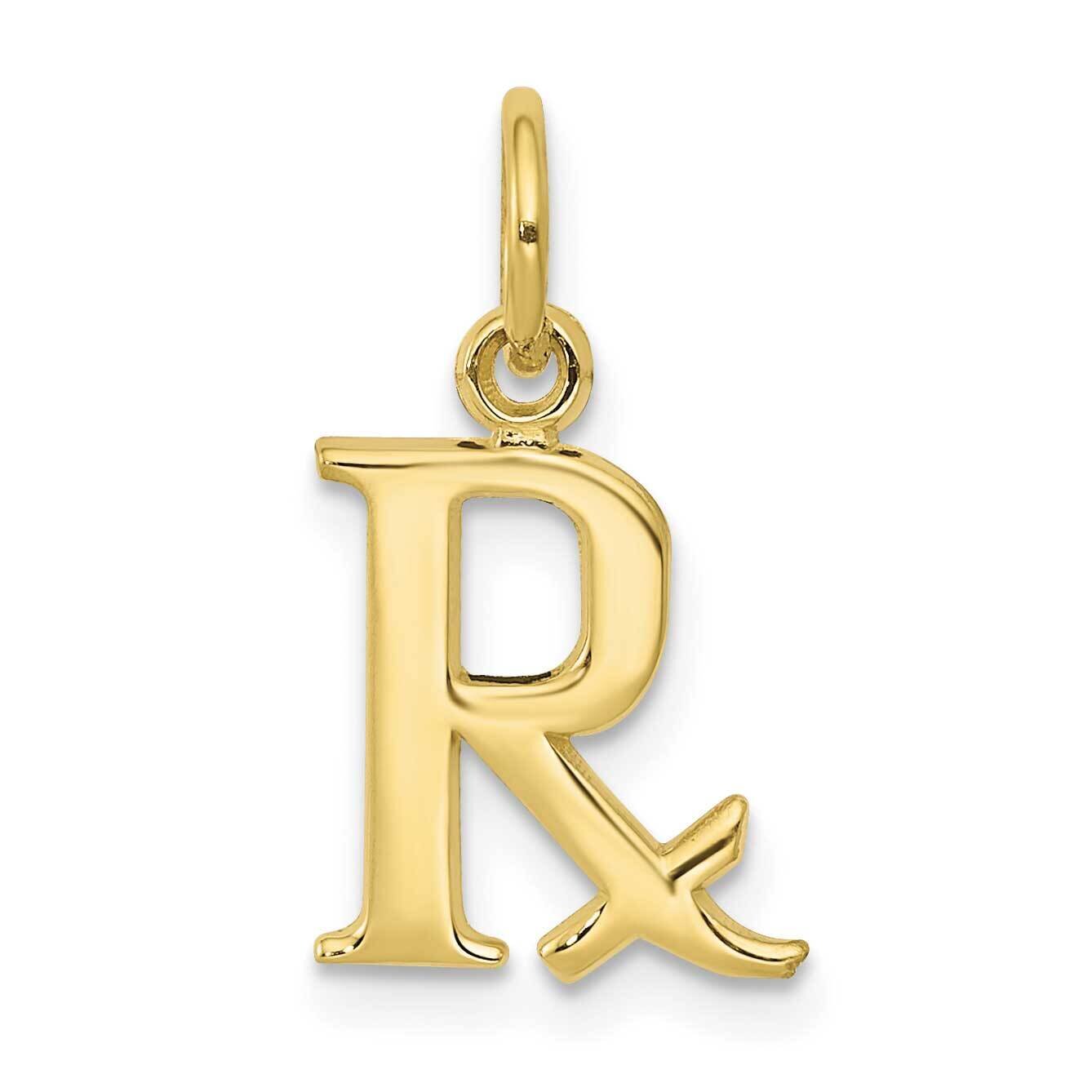 Prescription Symbol Rx Charm 10k Gold 10C2272, MPN: 10C2272,