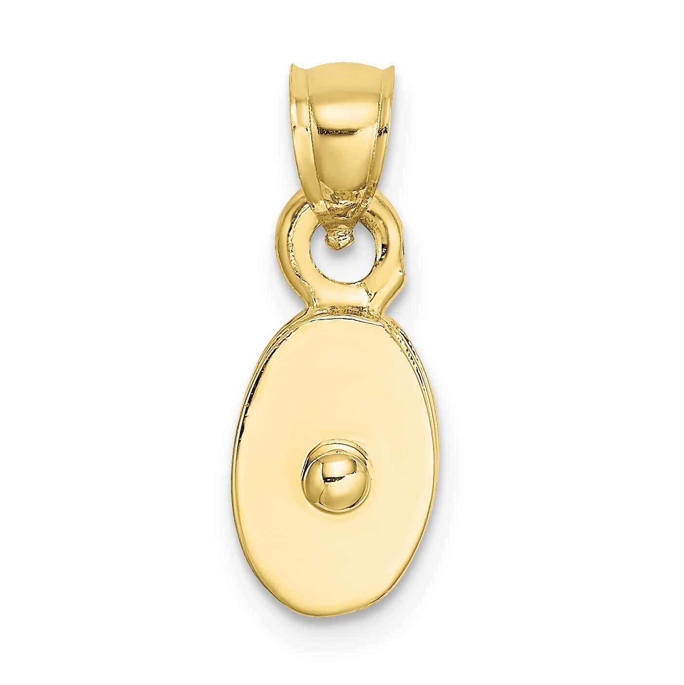 3-D Moveable Pulley Charm 10k Gold Polished 10C2479
