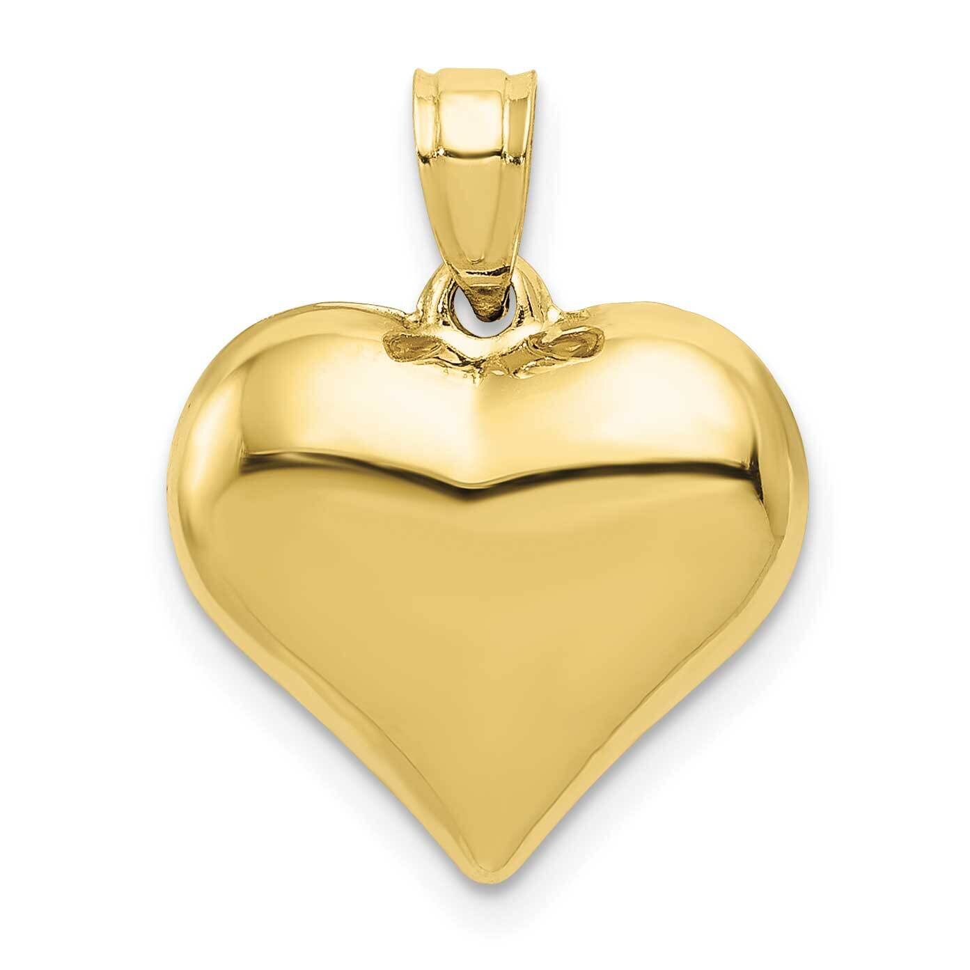 3-D Heart Pendant 10k Gold Polished 10C2909, MPN: 10C2909,