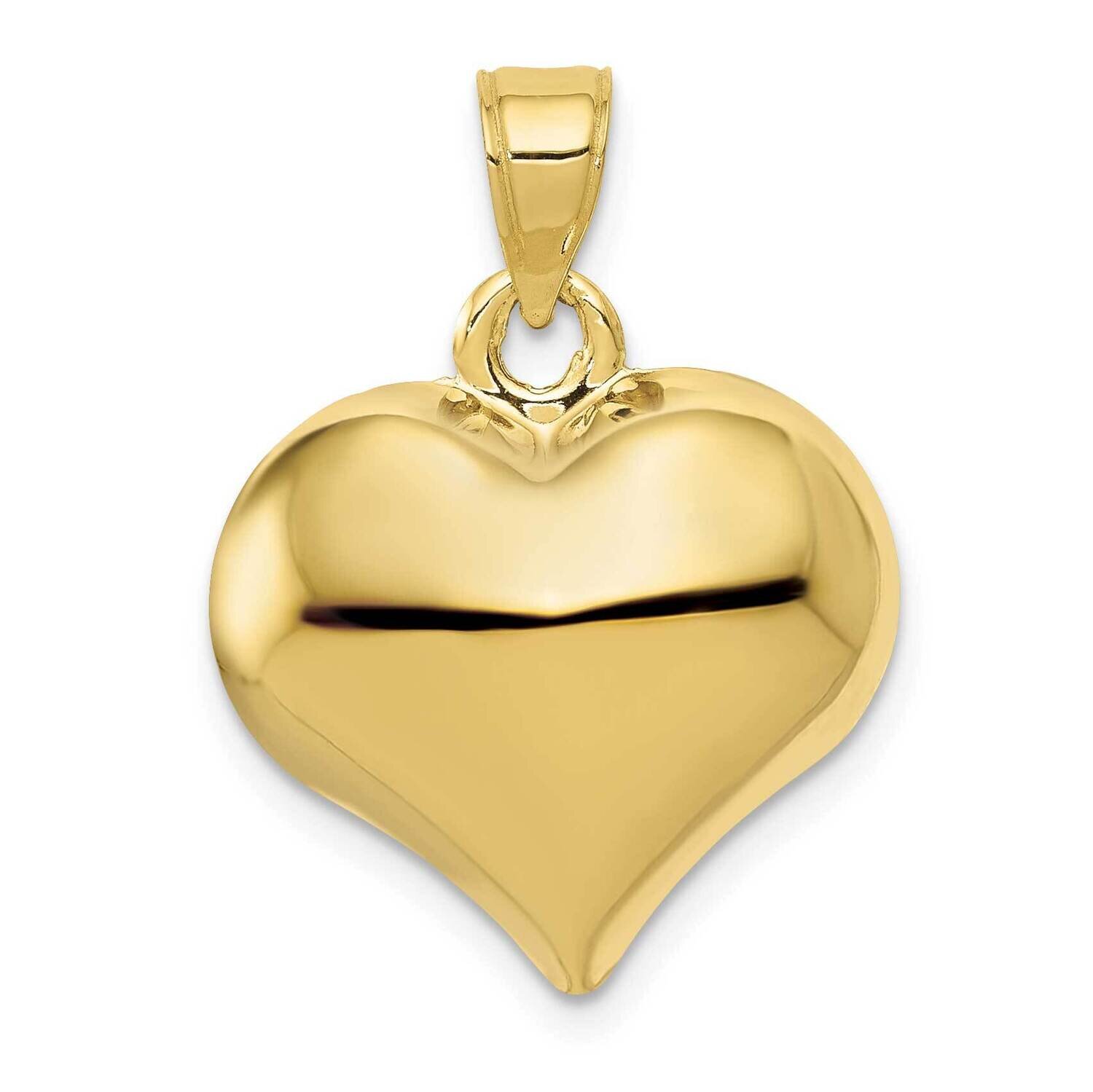 3-D Heart Pendant 10k Gold Polished 10C2912, MPN: 10C2912,