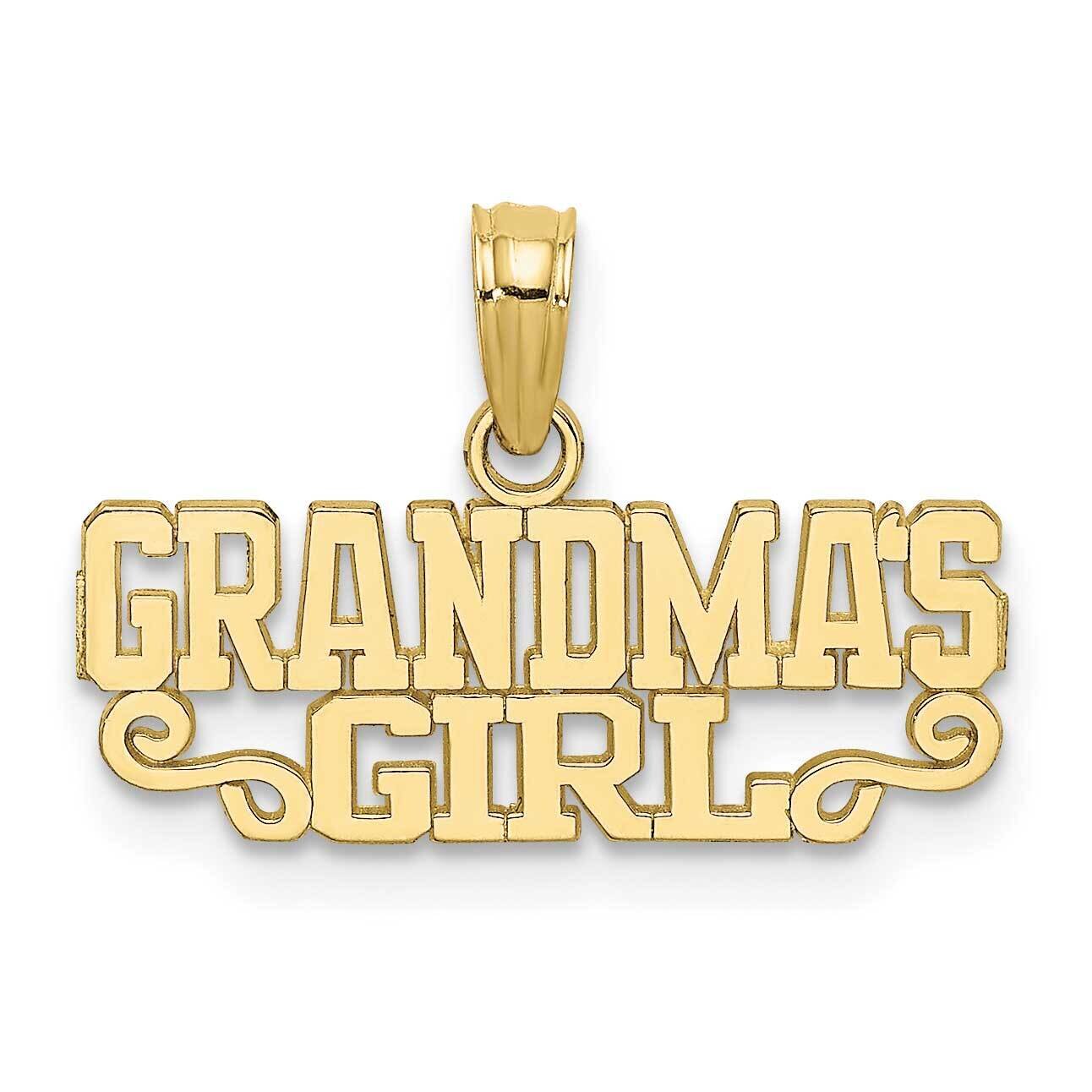 Grandma&#39;s Girl Charm 10k Gold 10C3011, MPN: 10C3011,