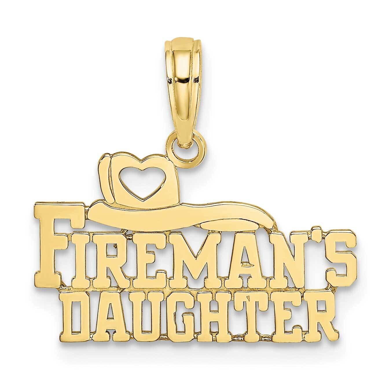 Fireman&#39;s Daughter Charm 10k Gold 10C3101, MPN: 10C3101,