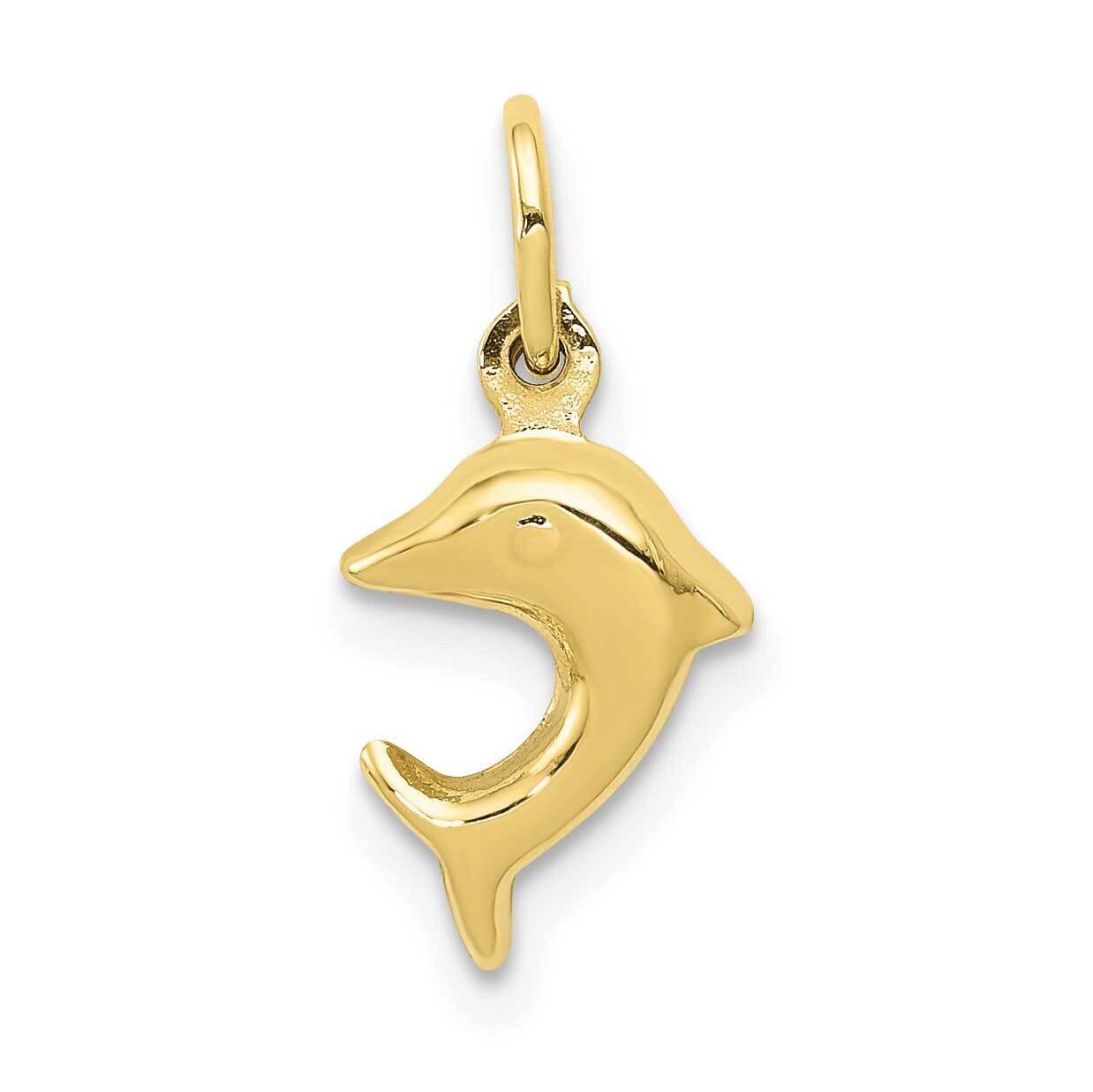 Dolphin Charm 10k Gold 10C3438