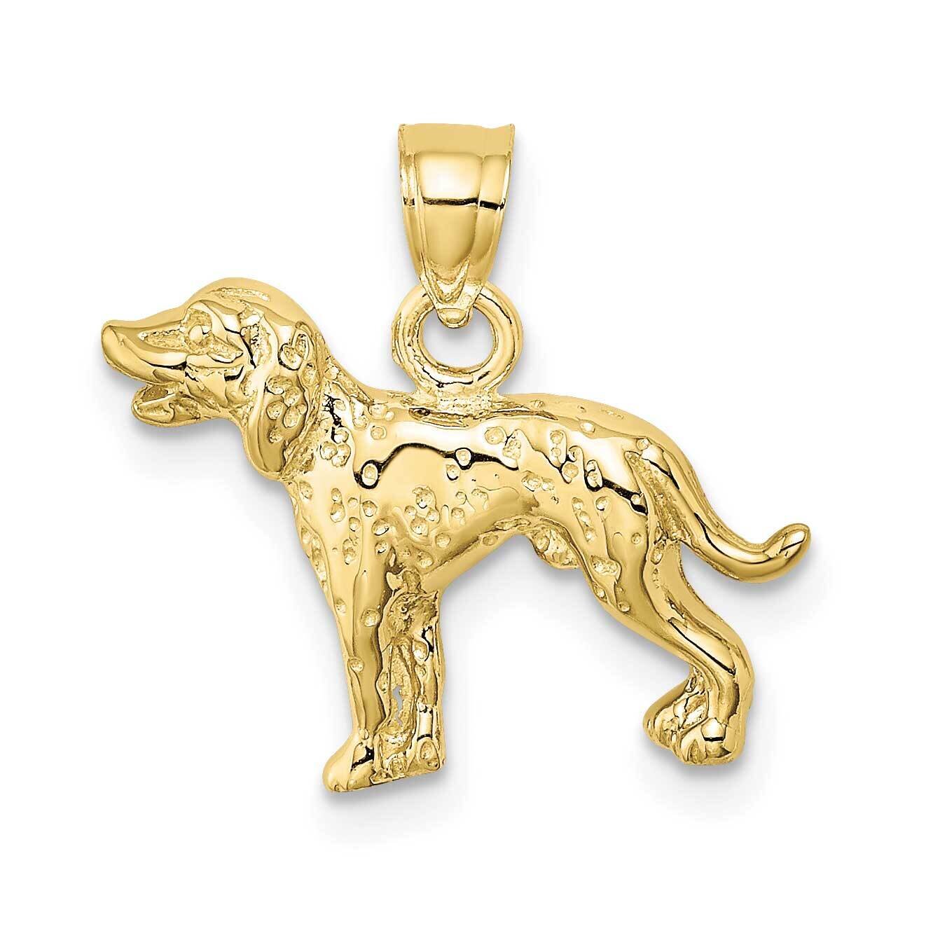 Dalmatian Dog Charm 10k Gold 10C3510, MPN: 10C3510, 196904147986