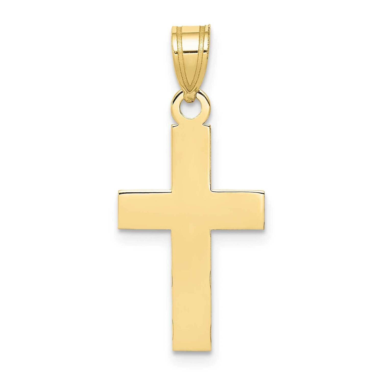 Cross Charm 10k Gold Polished 10C3601, MPN: 10C3601,