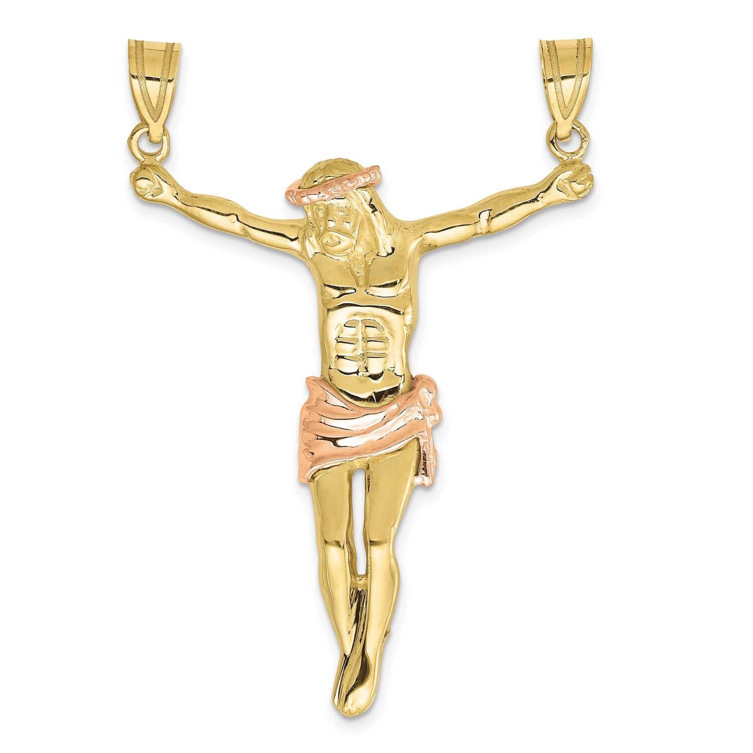 Two-Tone Rose Corpus Pendant 10k Gold 10C3712, MPN: 10C3712,