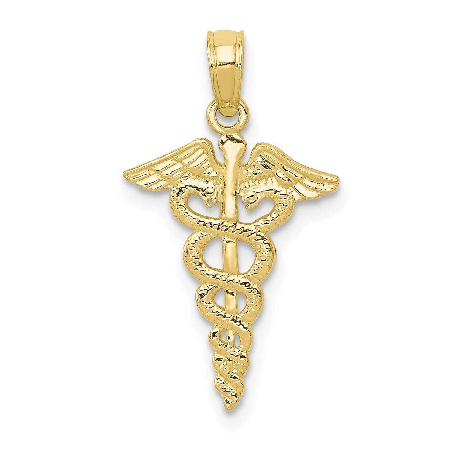 Caduceus Pendant 10k Gold 10D1236, MPN: 10D1236,