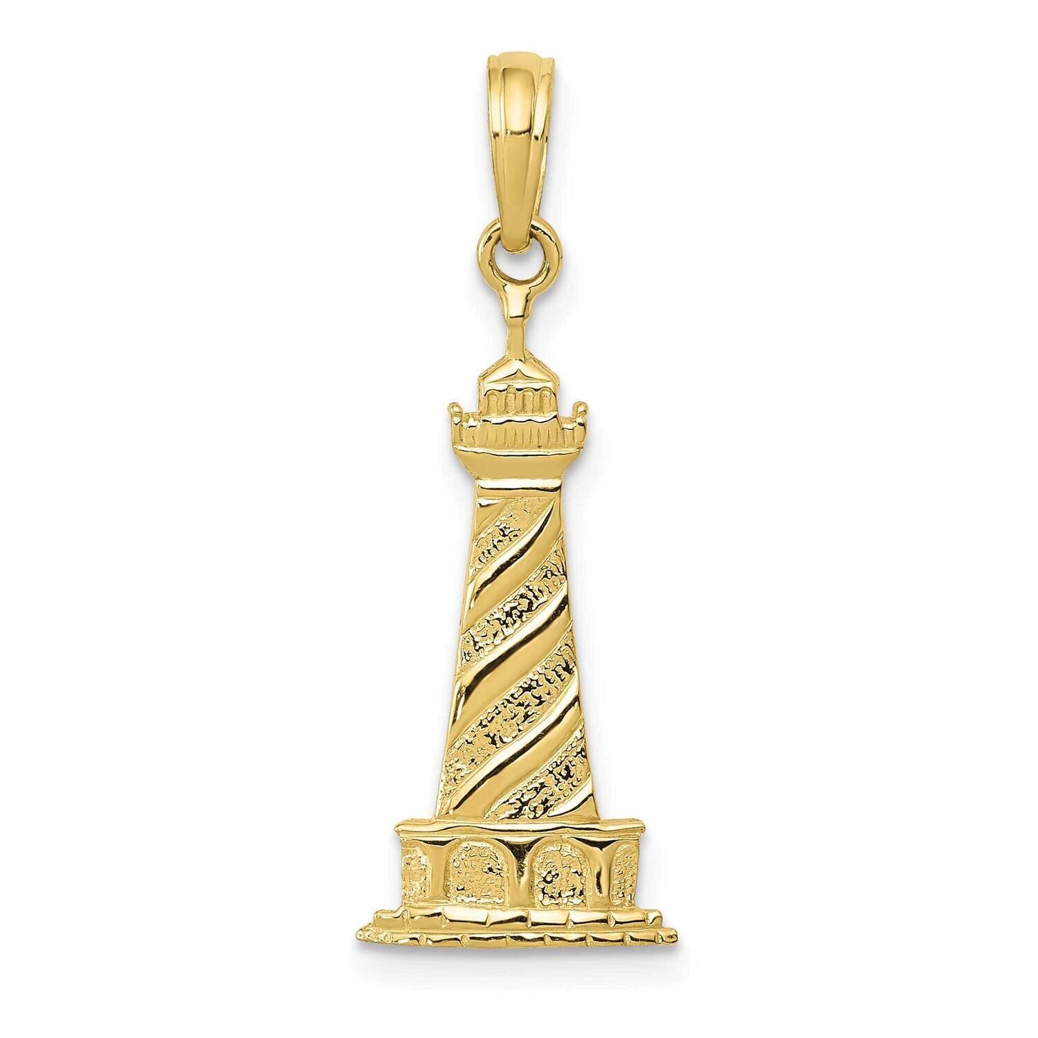 Lighthouse Pendant 10k Gold 10D1348, MPN: 10D1348,