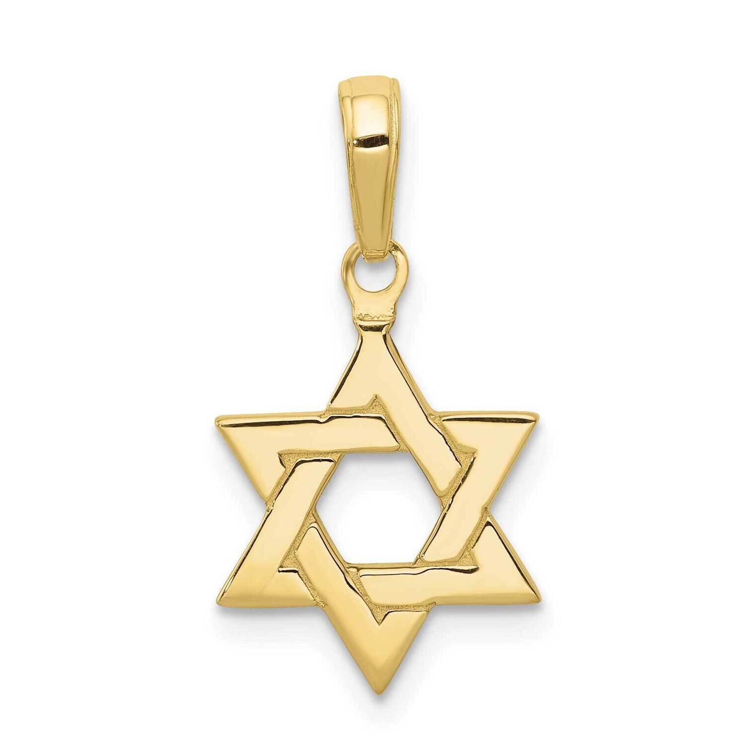 Star of David Pendant 10k Gold Polished 10D1691, MPN: 10D1691,