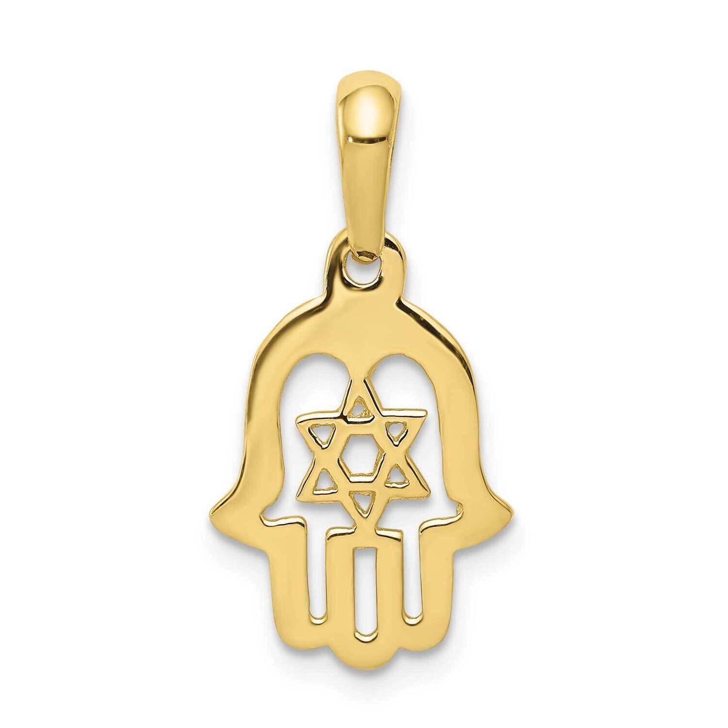 Star of David Chamseh Pendant 10k Gold 10D1714, MPN: 10D1714,