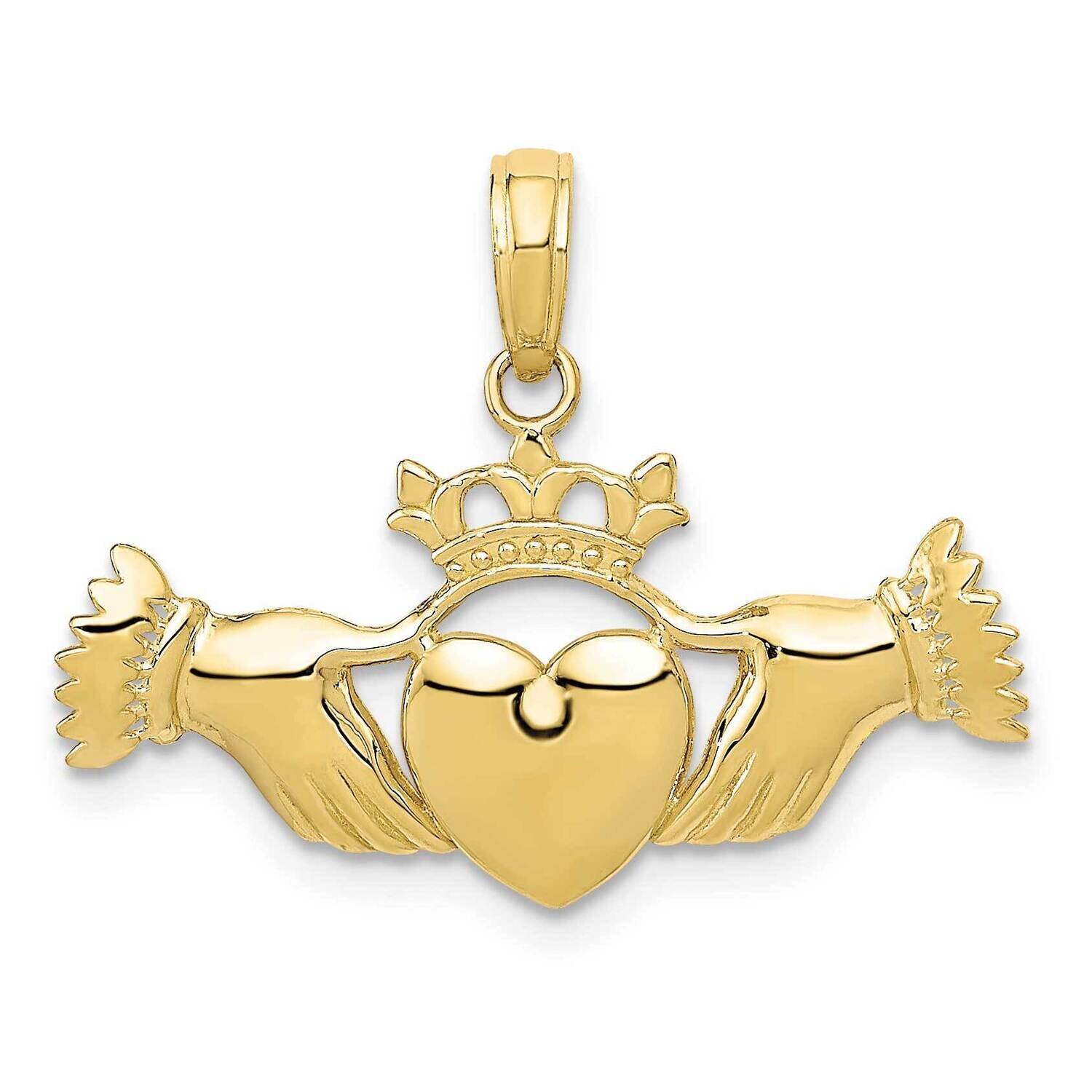 Claddagh Pendant 10k Gold Polished 10D1927, MPN: 10D1927,