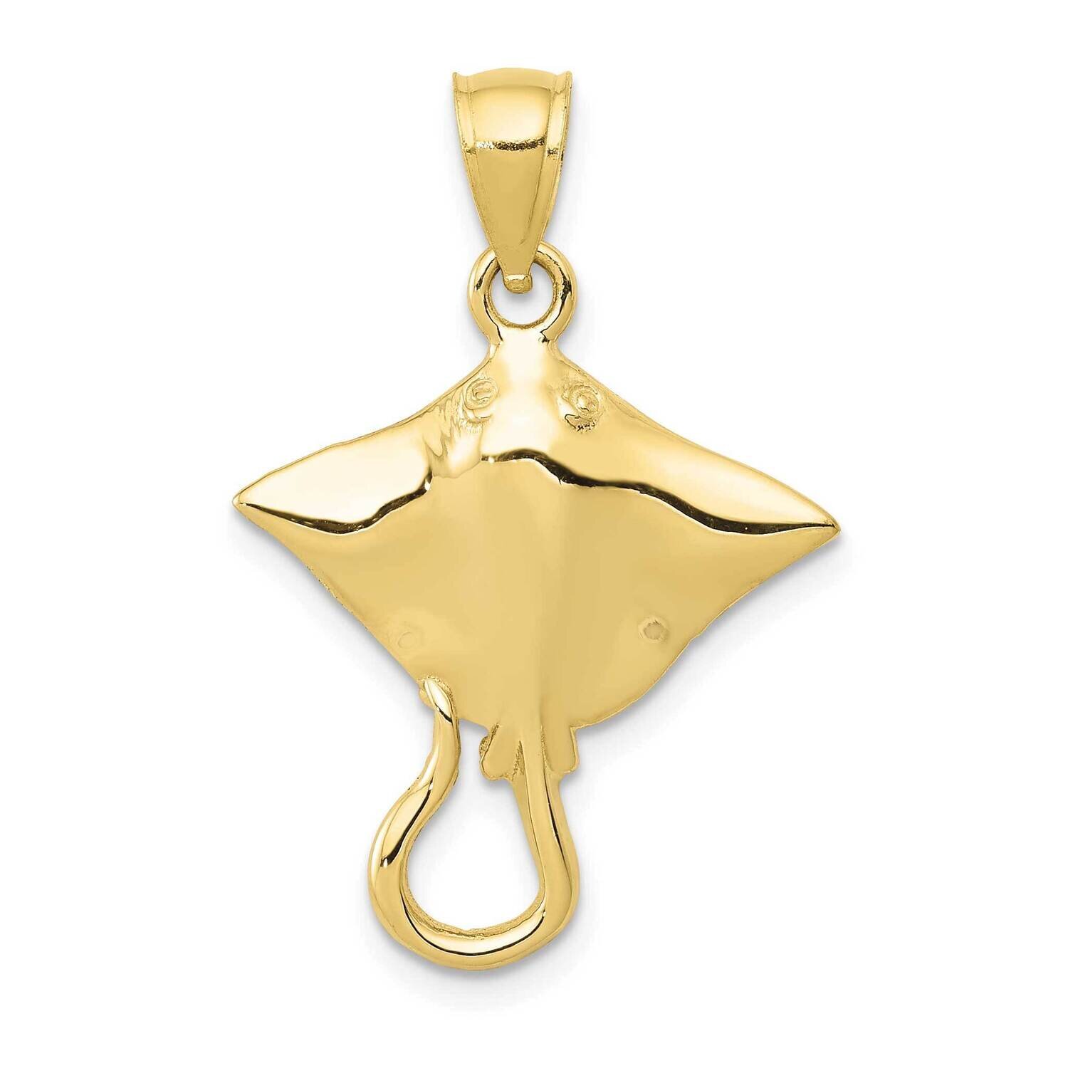 Stingray Pendant 10k Gold 10D3411, MPN: 10D3411,