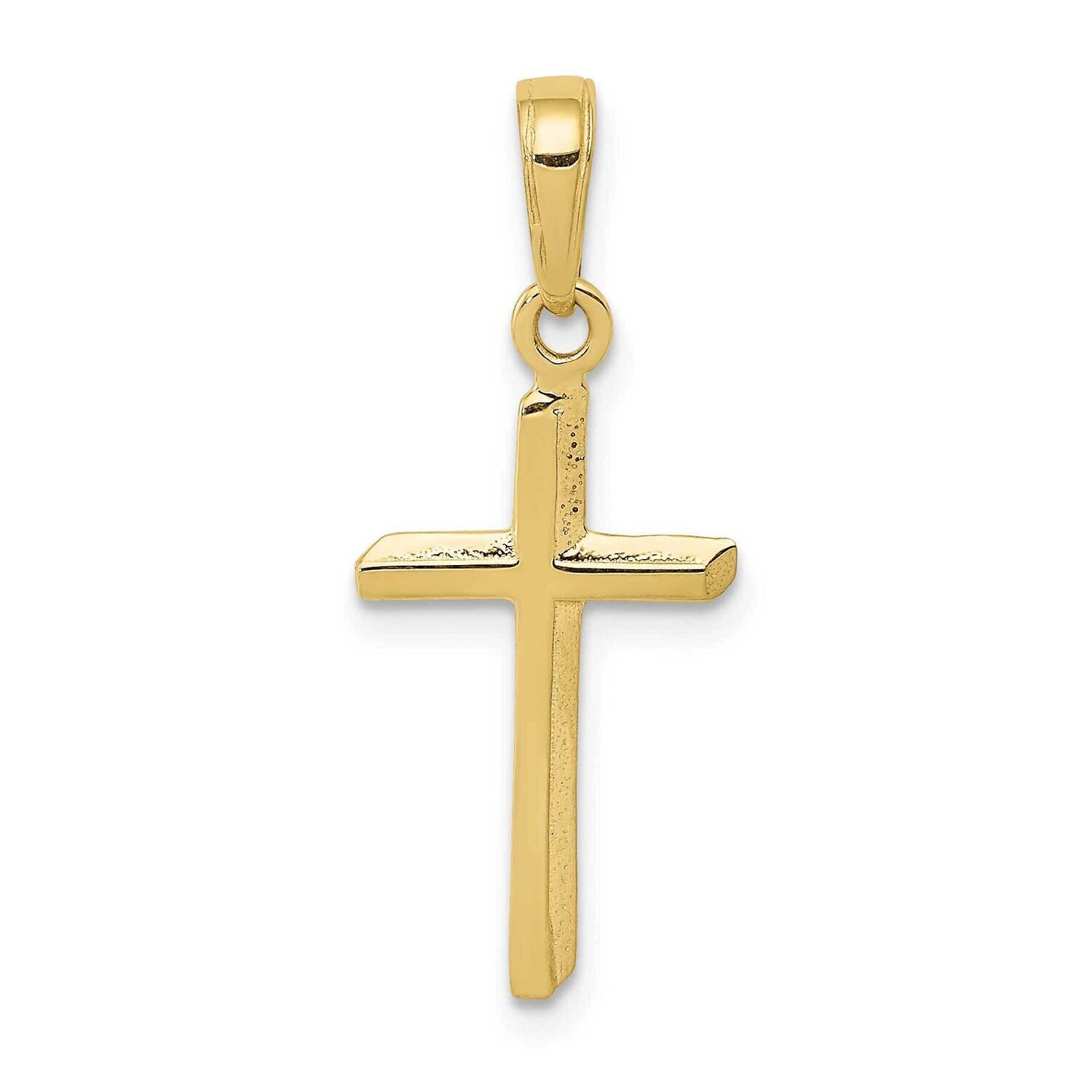 Cross Pendant 10k Gold Polished 10D3489, MPN: 10D3489,