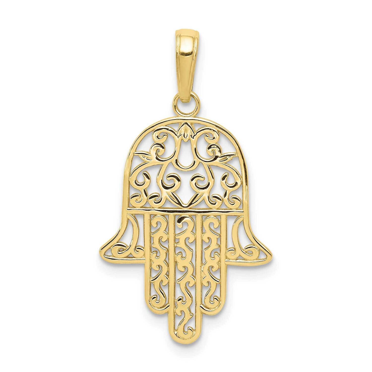 Chamseh Pendant 10k Gold 10D3808, MPN: 10D3808,