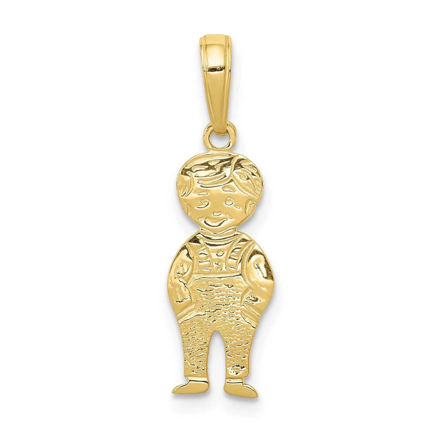 Boy with Hands In Pocket Pendant 10k Gold 10D3991, MPN: 10D3991,