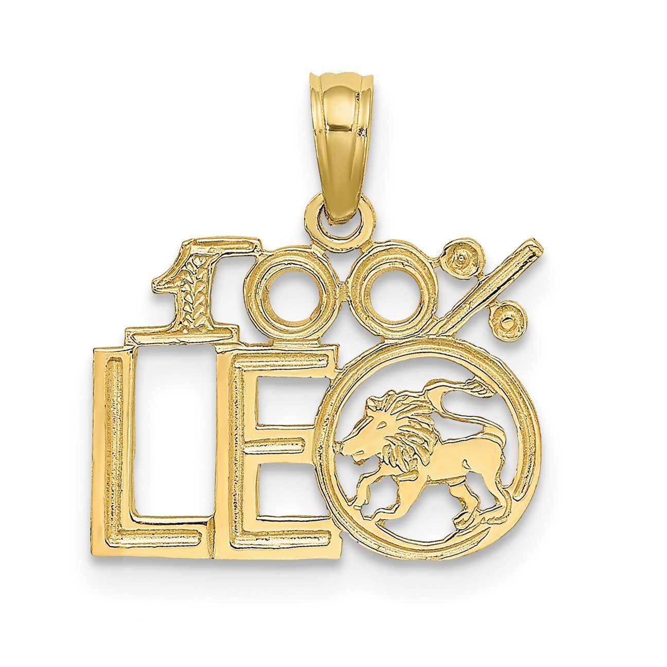 100% Leo Charm 10k Gold 10D4058, MPN: 10D4058,