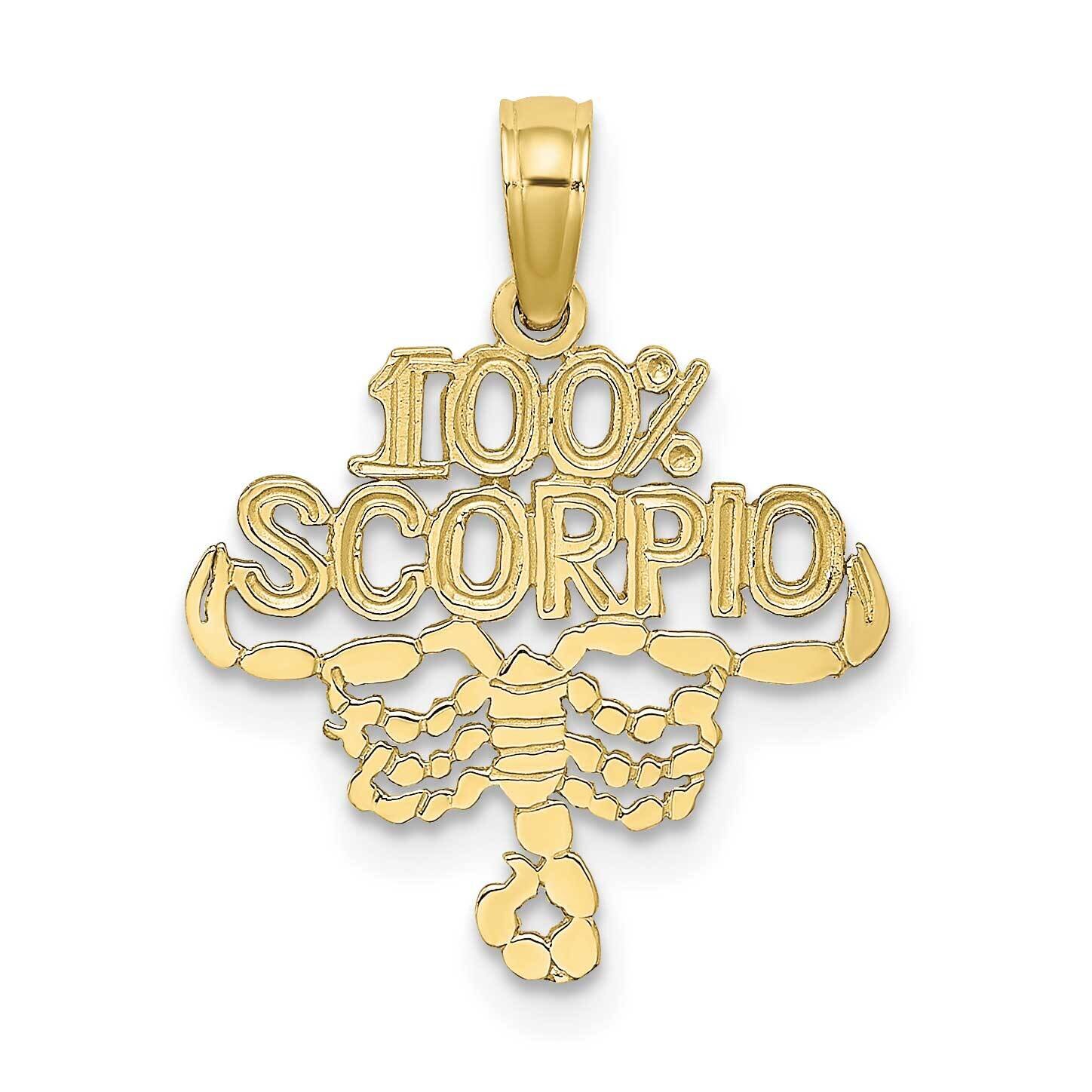 100% Scorpio Charm 10k Gold 10D4061, MPN: 10D4061,