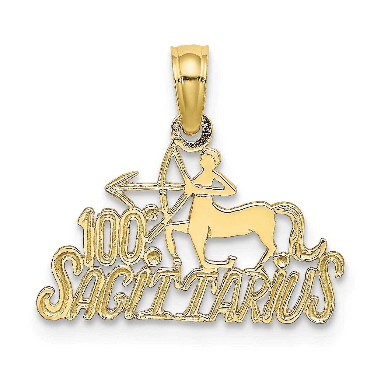 100% Sagittarius Charm 10k Gold 10D4062, MPN: 10D4062,