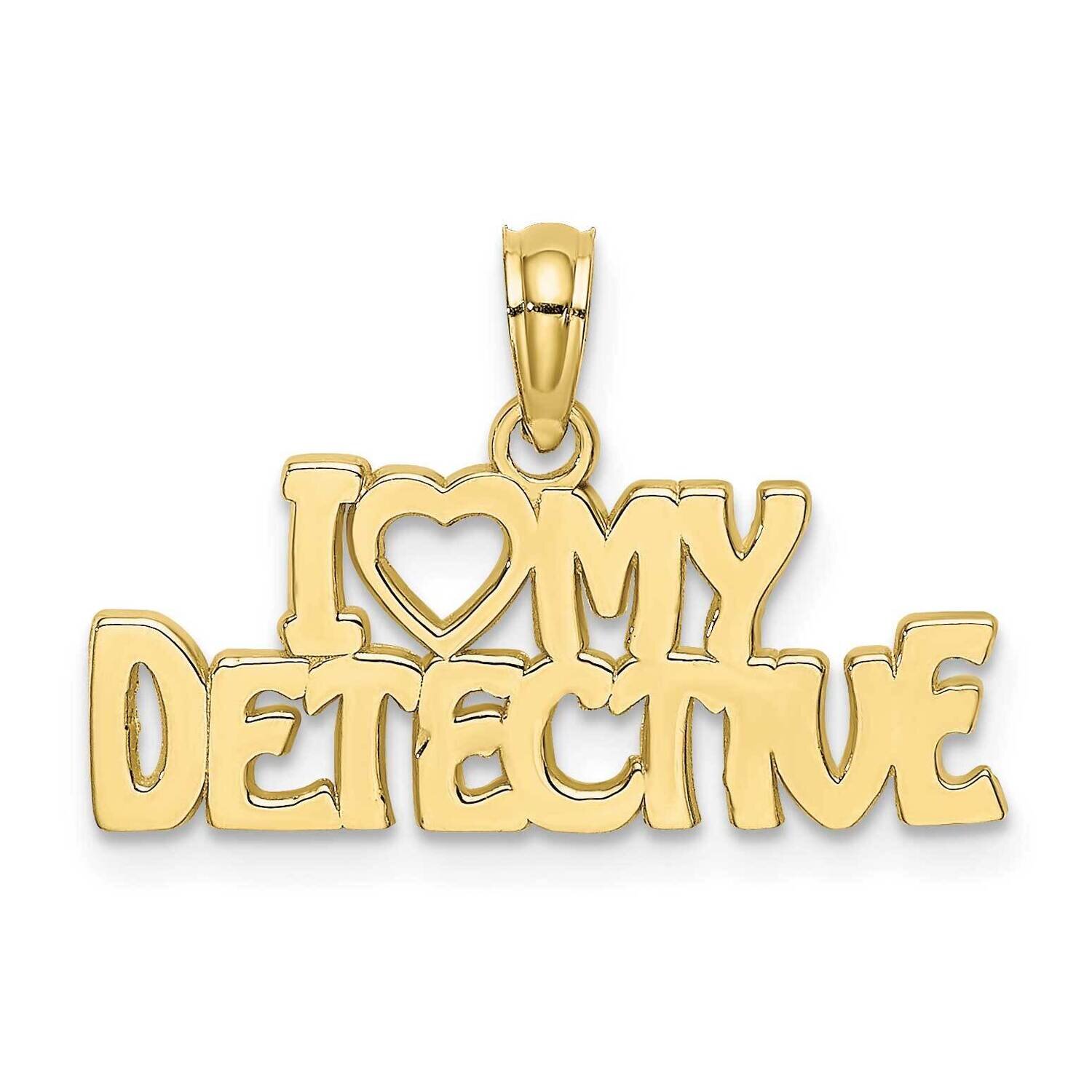 I Heart My Detective Charm 10k Gold 10D4076, MPN: 10D4076,
