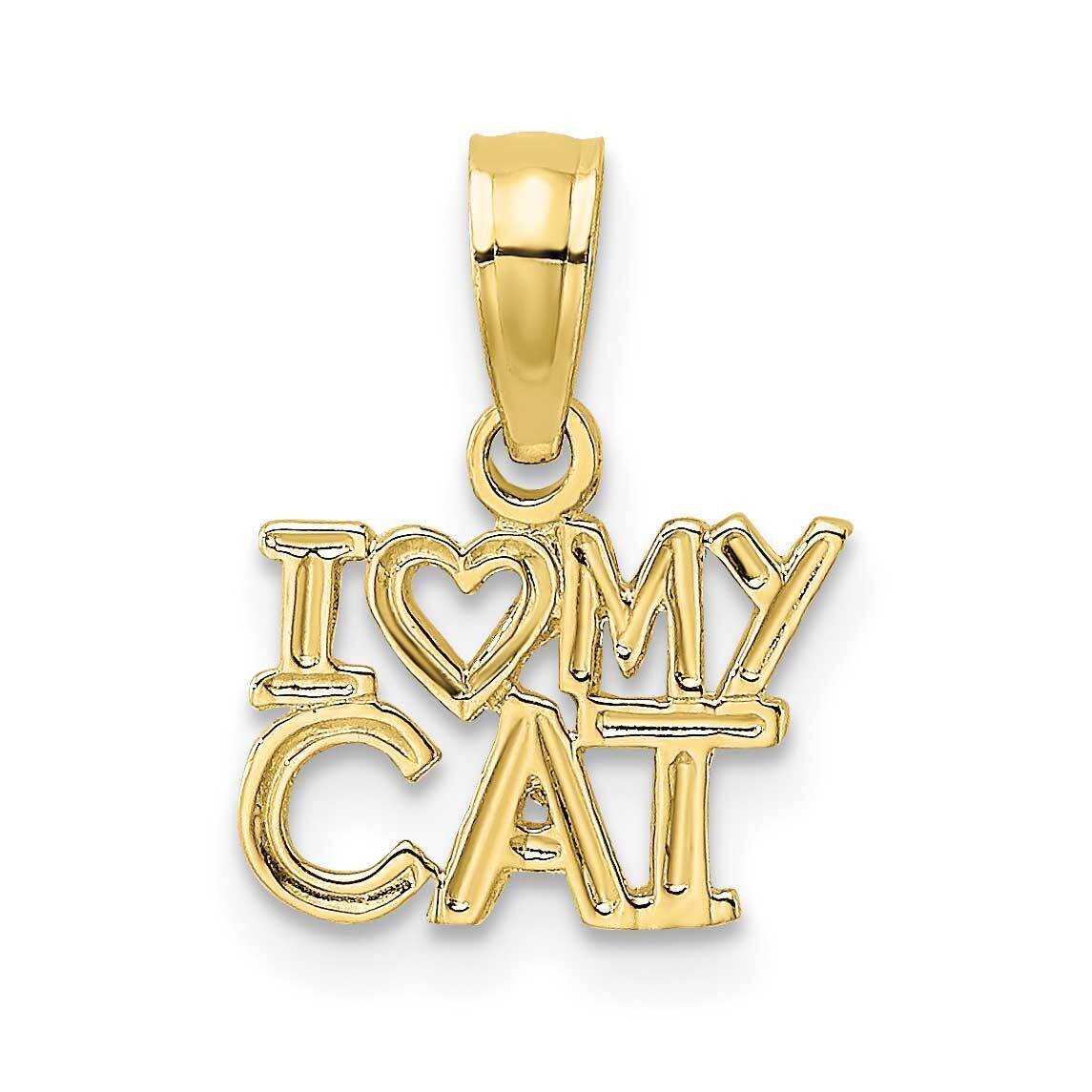 I Heart My Cat Charm 10k Gold 10D4233, MPN: 10D4233,