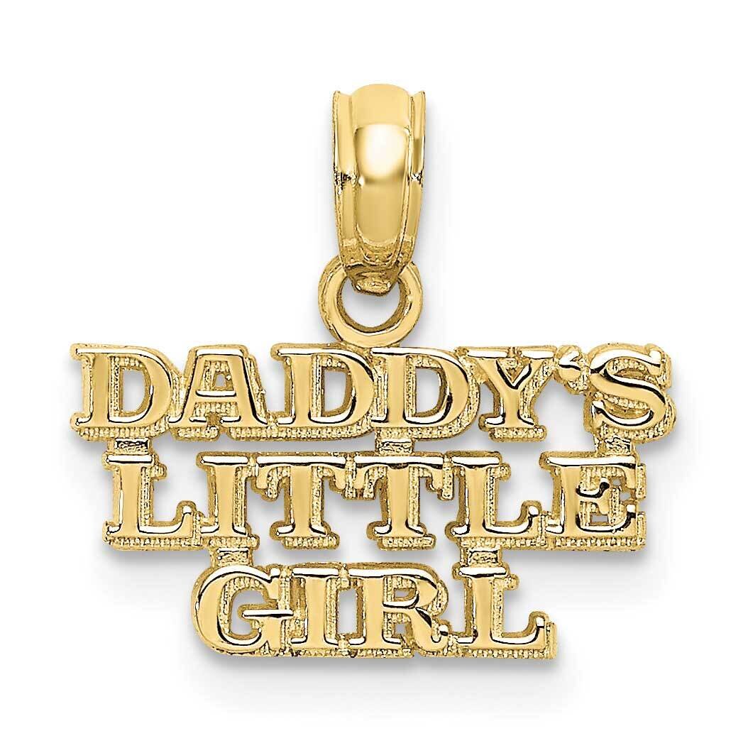 Daddys Little Girl Charm 10k Gold 10K2699