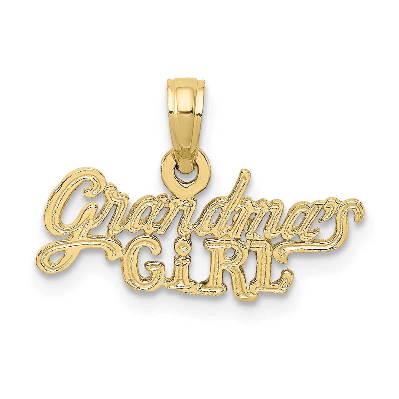 Grandma's Girl Charm 10k Gold 10K2700