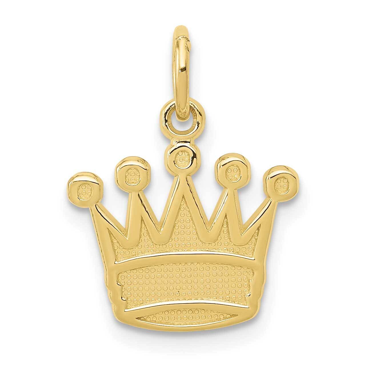 Kings Crown Charm 10k Gold 10K2751, MPN: 10K2751,