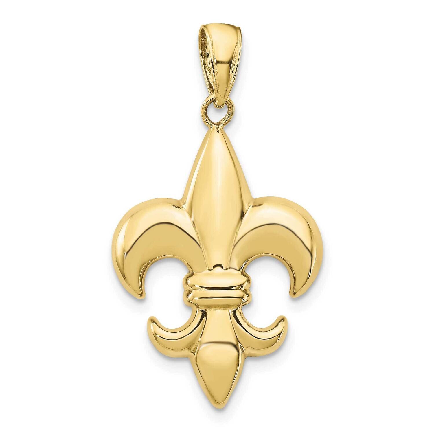 Medium Fleur-De-Lis Pendant 10k Gold 10K2760, MPN: 10K2760,