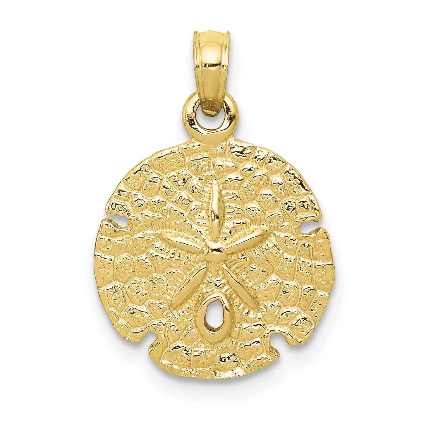 Sand Dollar Pendant 10k Gold 10K2937, MPN: 10K2937,