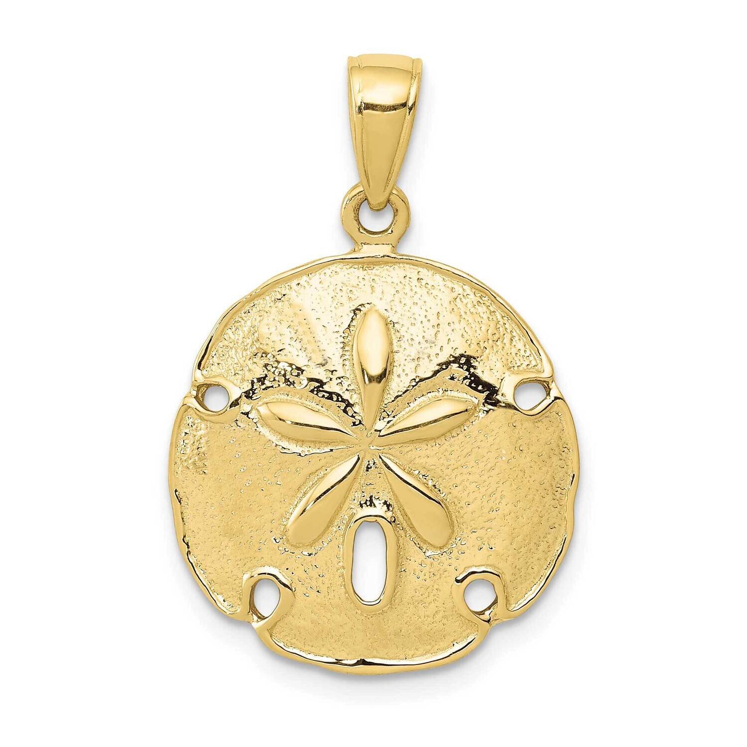 Sand Dollar Pendant 10k Gold 10K2938, MPN: 10K2938,
