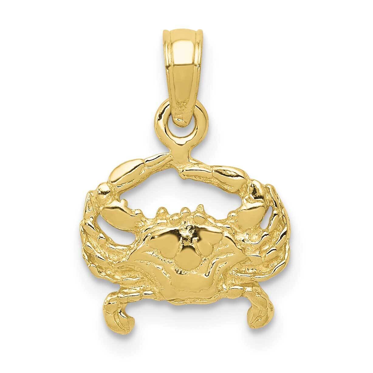 Crab Pendant 10k Gold 10K2990, MPN: 10K2990,