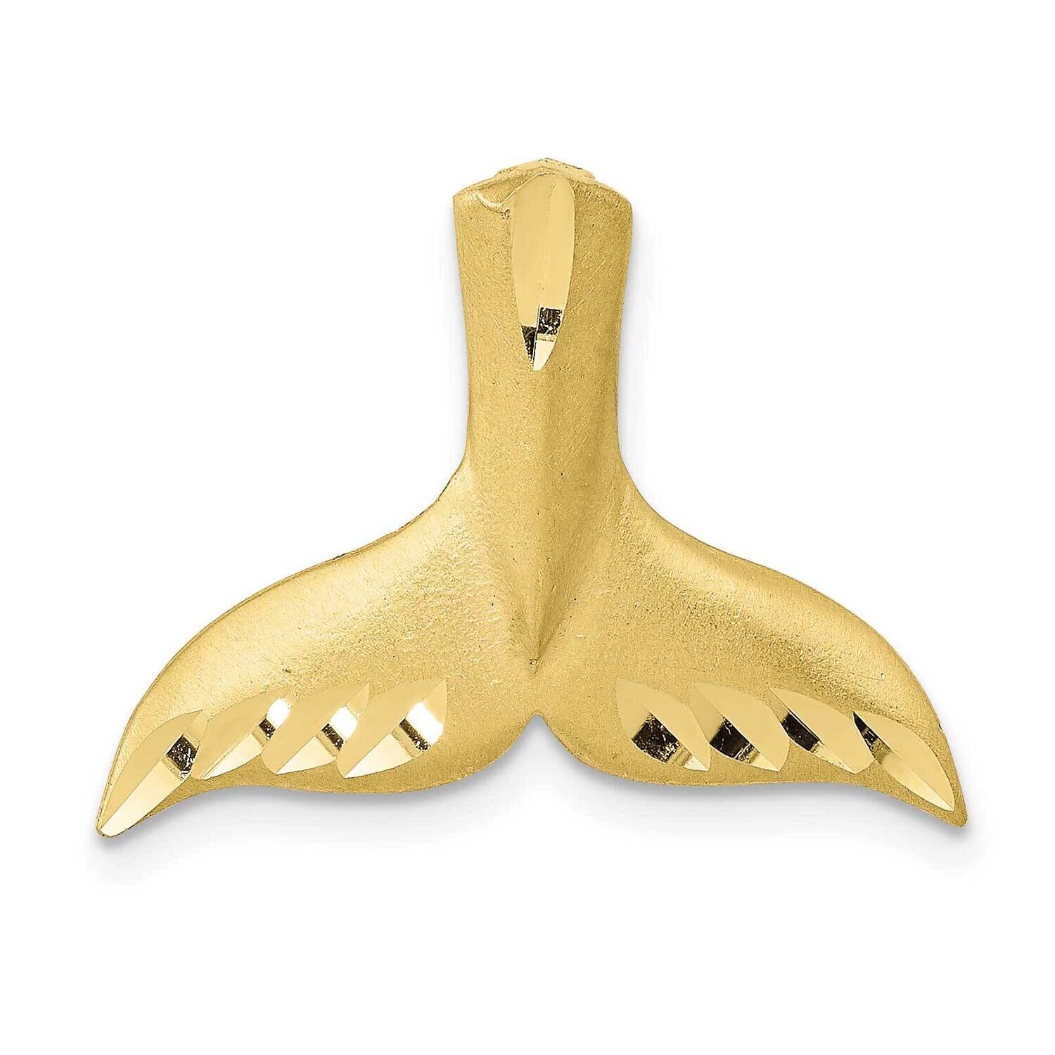 Diamond-Cut Whale Tail Slide 10k Gold 10K3028, MPN: 10K3028,