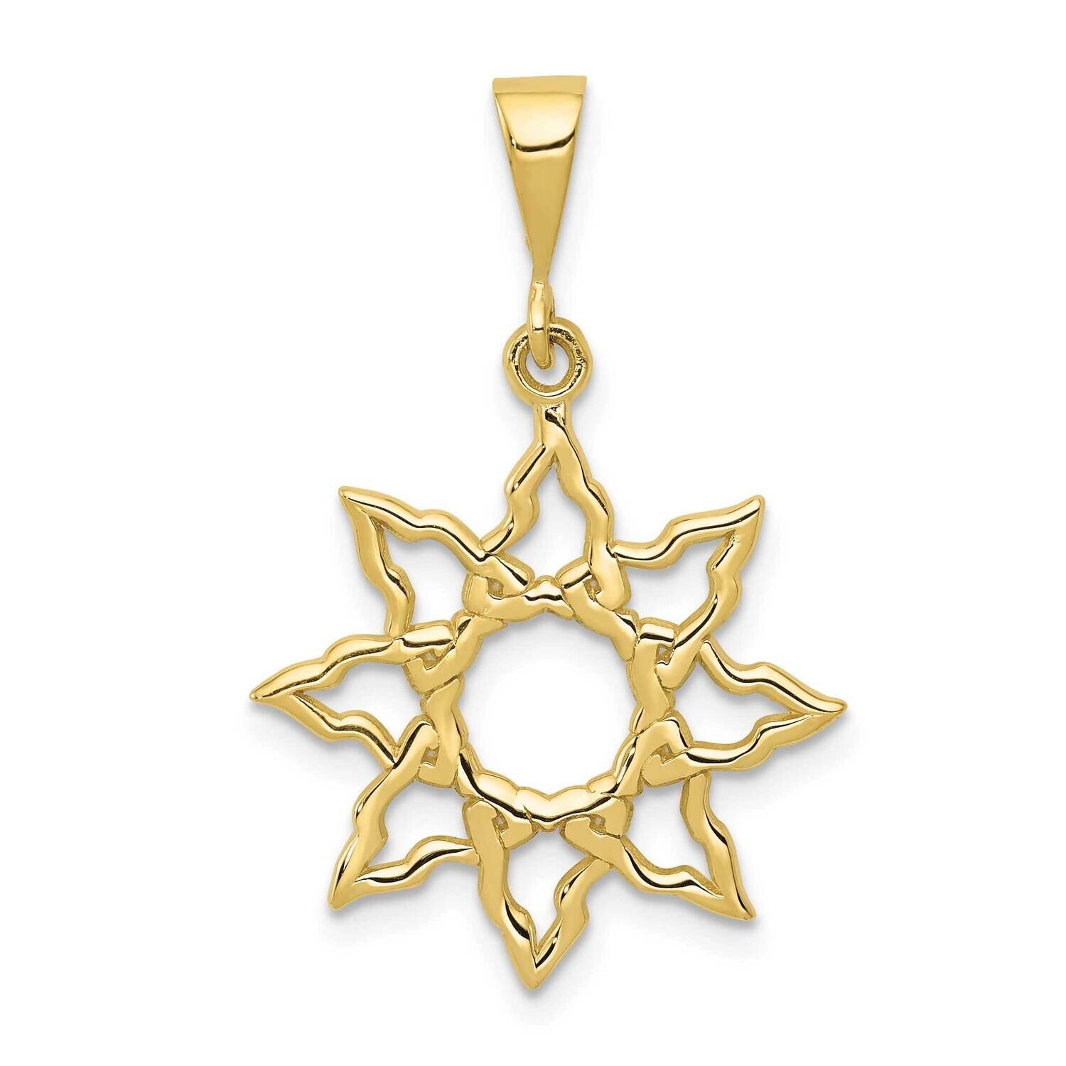 Sun Charm 10k Gold 10K3197, MPN: 10K3197,