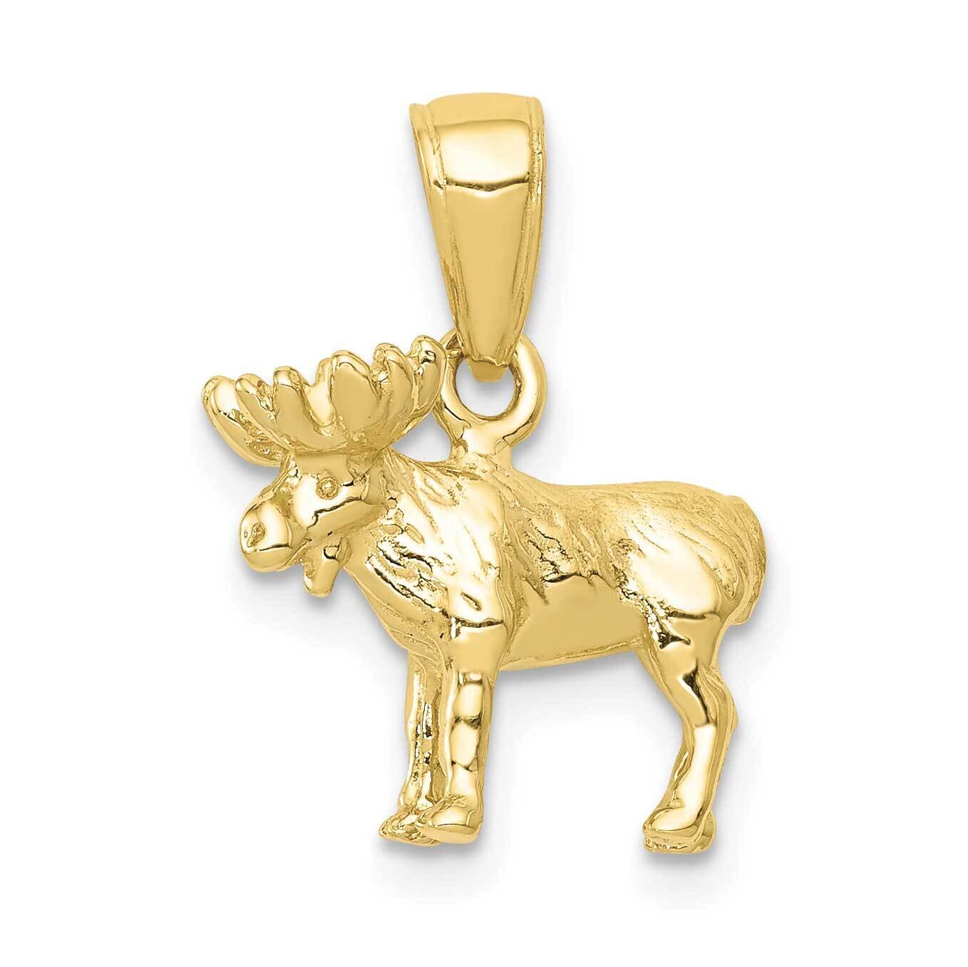 3-D Moose Pendant 10k Gold 10K3327, MPN: 10K3327,