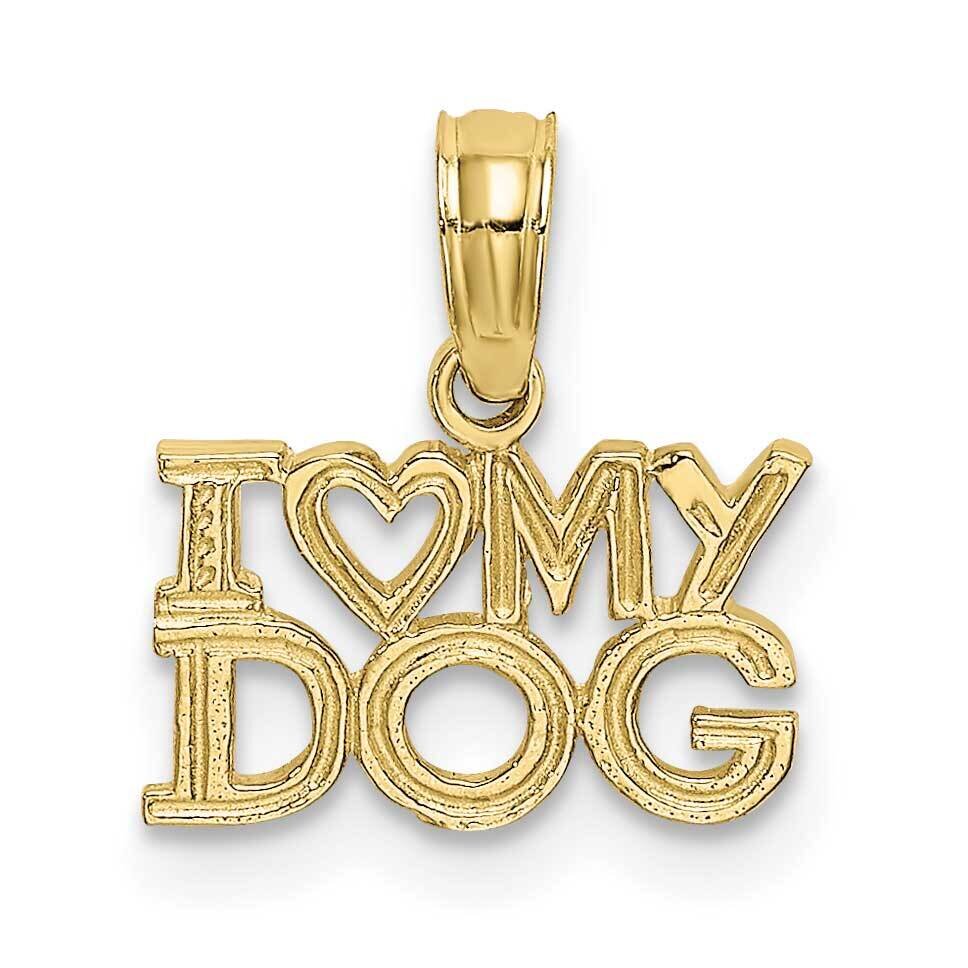 I Heart My Dog Charm 10k Gold 10K3423, MPN: 10K3423,