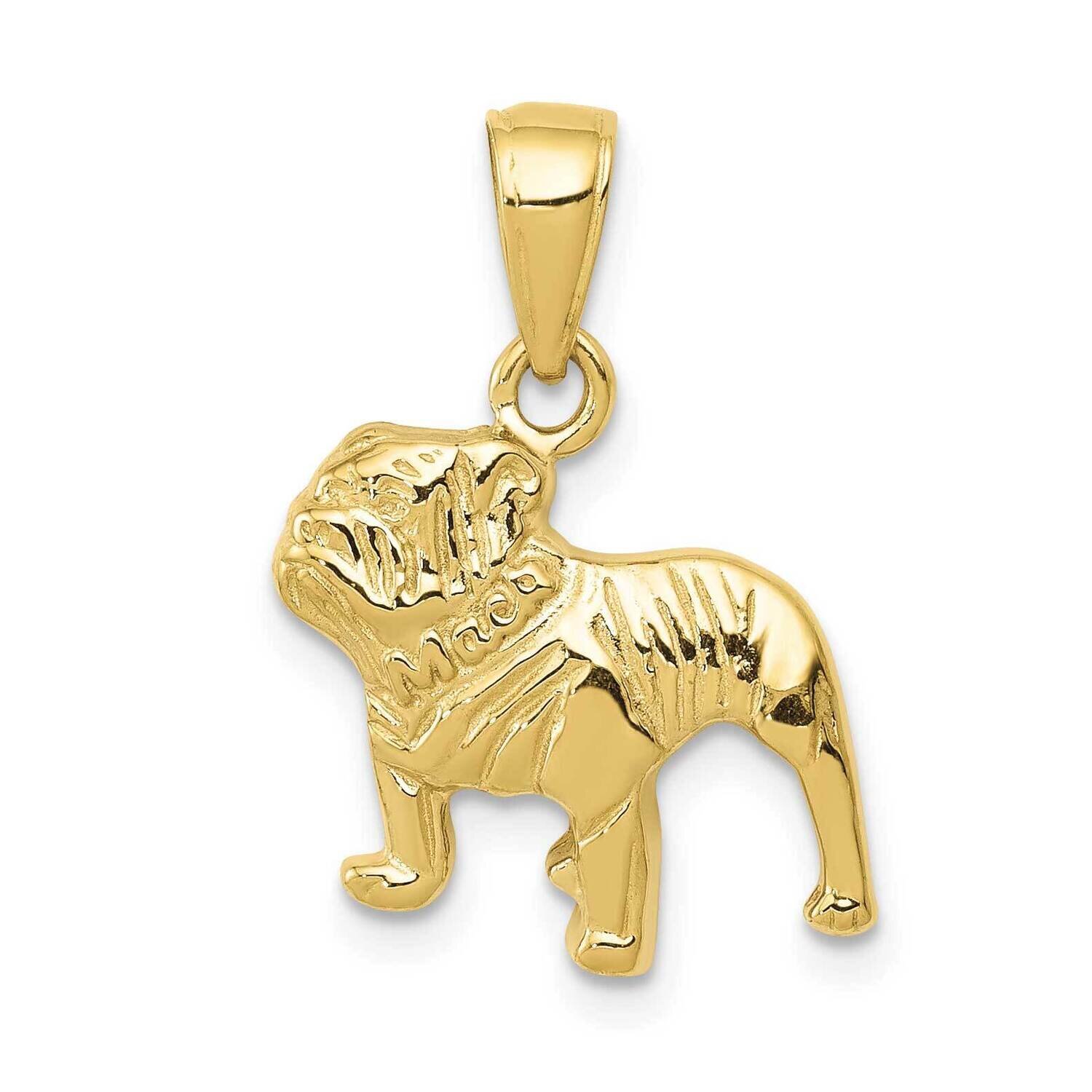 Bulldog Pendant 10k Gold 10K3426, MPN: 10K3426,