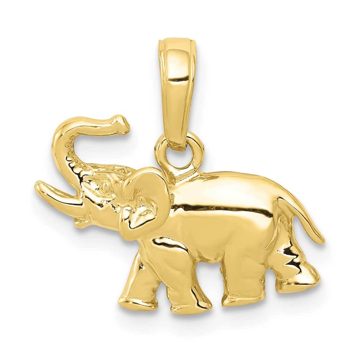 Elephant Charm 10k Gold Polished 10K4863