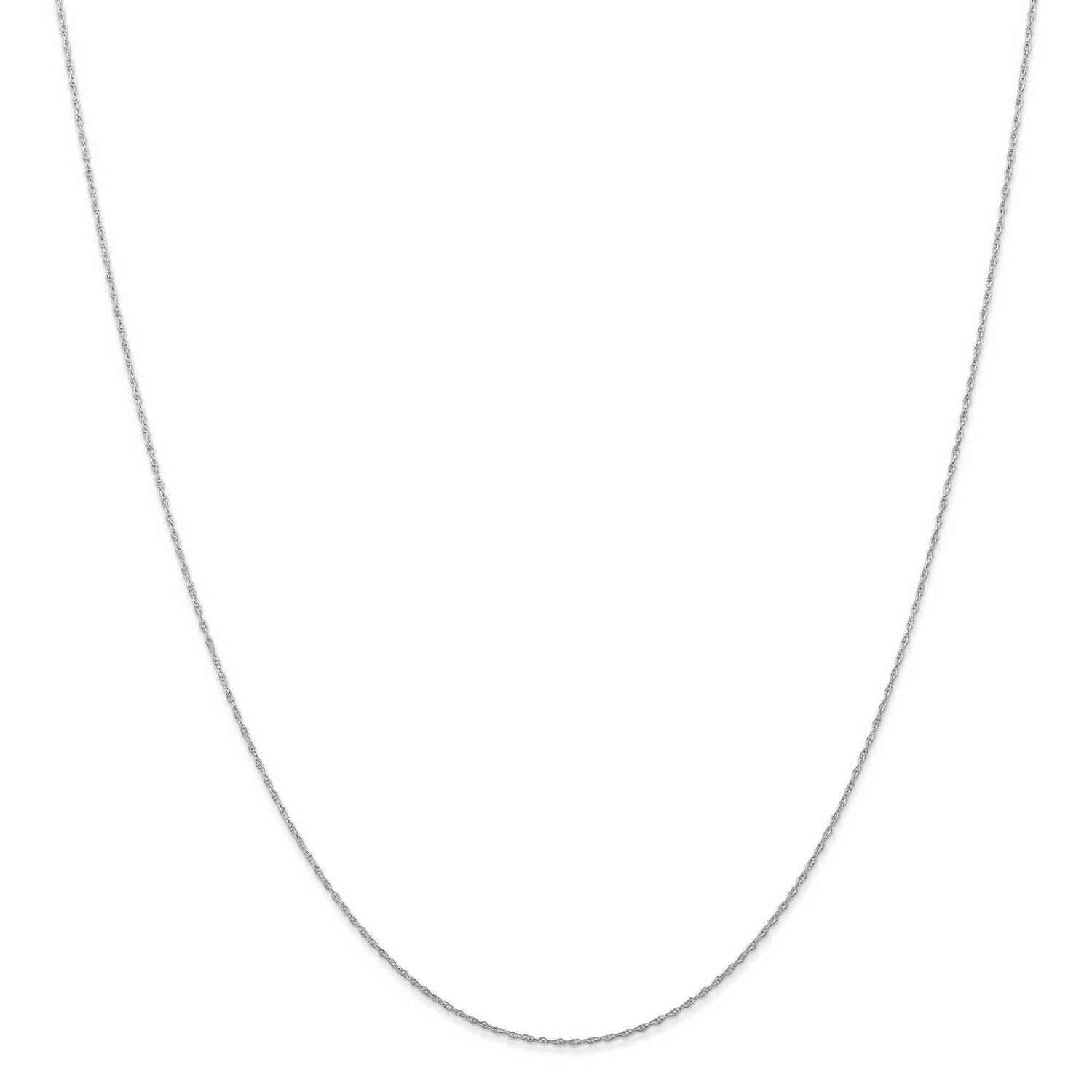 .5mm Carded Cable Rope Chain 22 Inch 10k White Gold 10K5RW-22, MPN: 10K5RW-22, 191101725791