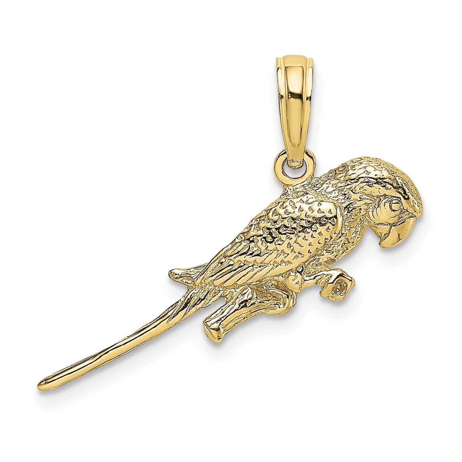 3-D Parrot Charm 10k Gold 10K6602, MPN: 10K6602, 191101009853