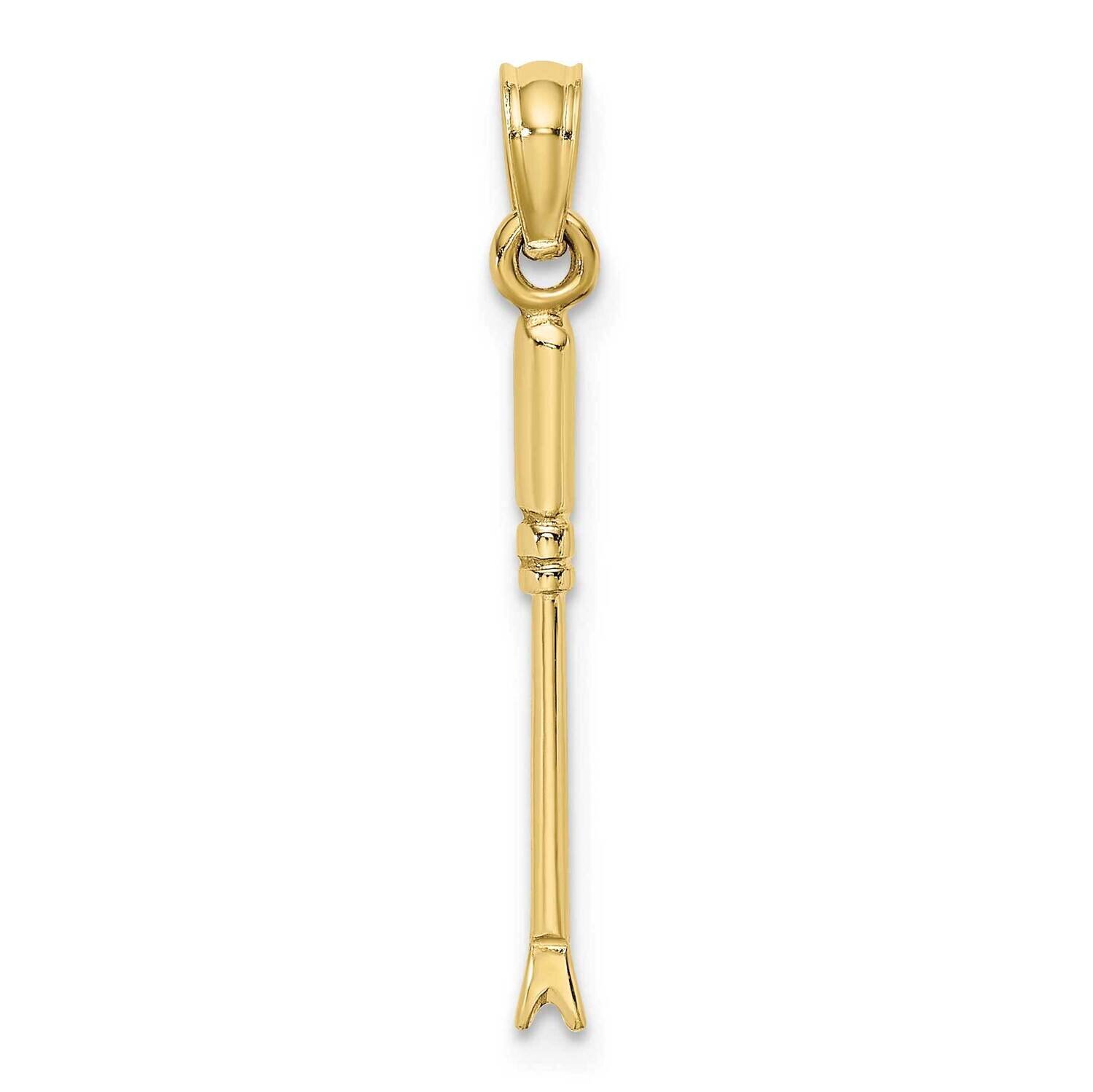 3-D Weeding Garden Tool Charm 10k Gold 10K7319, MPN: 10K7319,