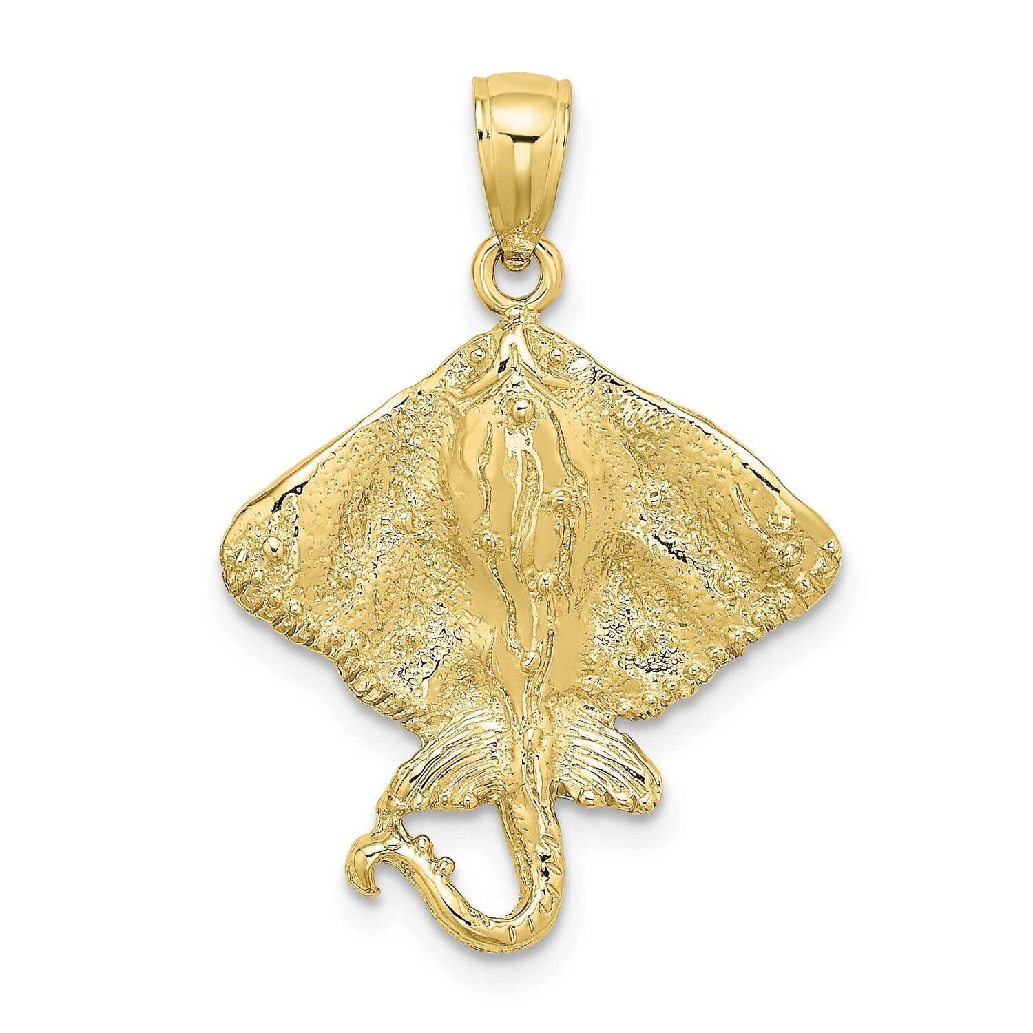 2-D Stingray Charm 10k Gold 10K7538, MPN: 10K7538,