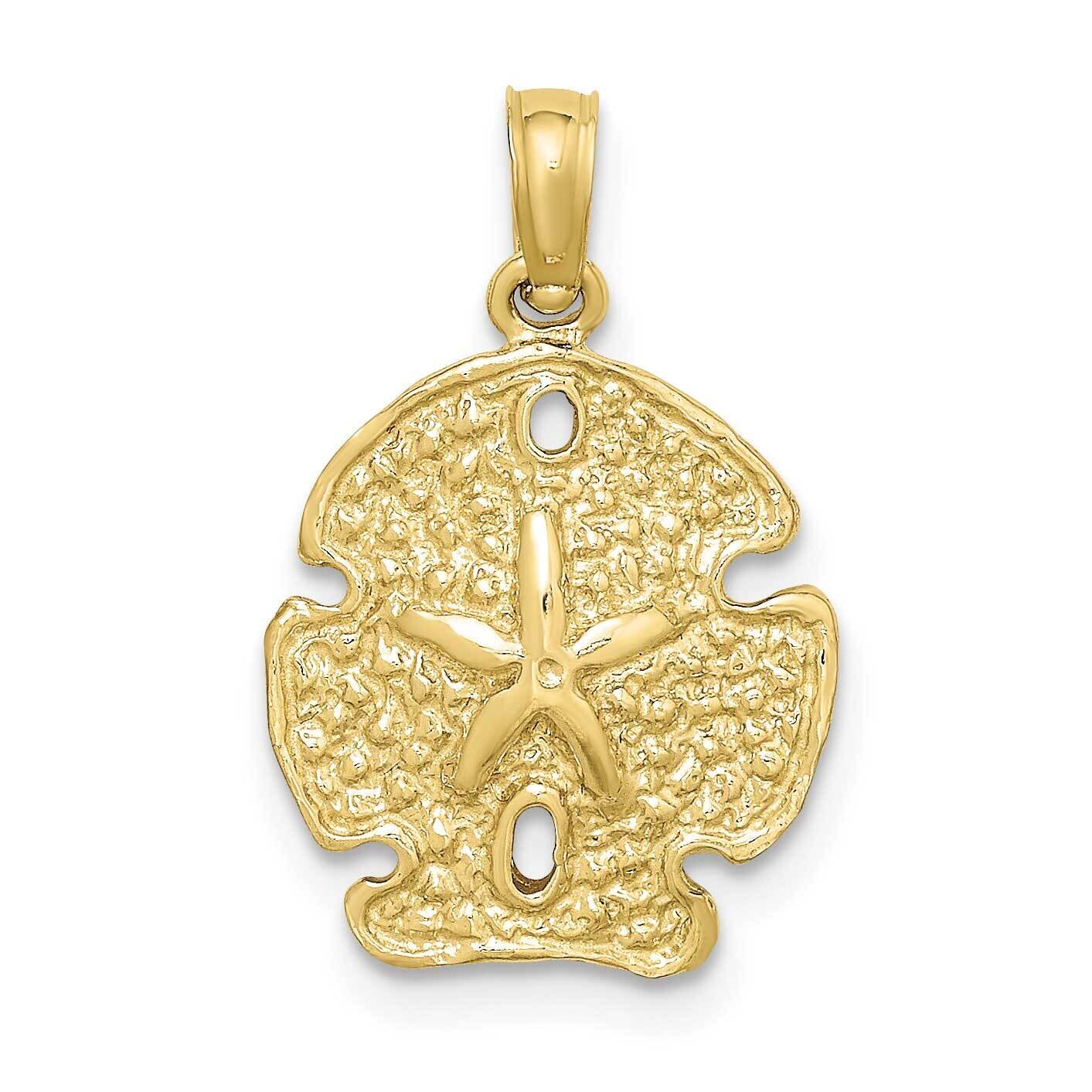 Sand Dollar Charm 10k Gold Polished 10K7666, MPN: 10K7666,