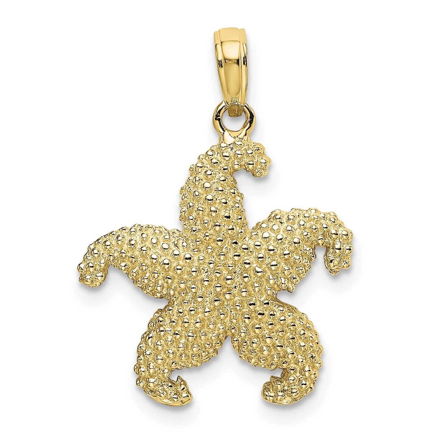 2-D Puffed Starfish Charm 10k Gold 10K7742, MPN: 10K7742,