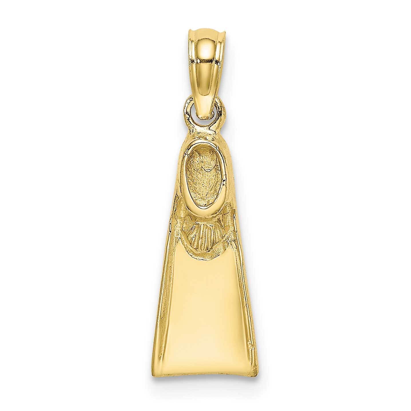 Scuba Flipper Charm 10k Gold 10K7748, MPN: 10K7748,