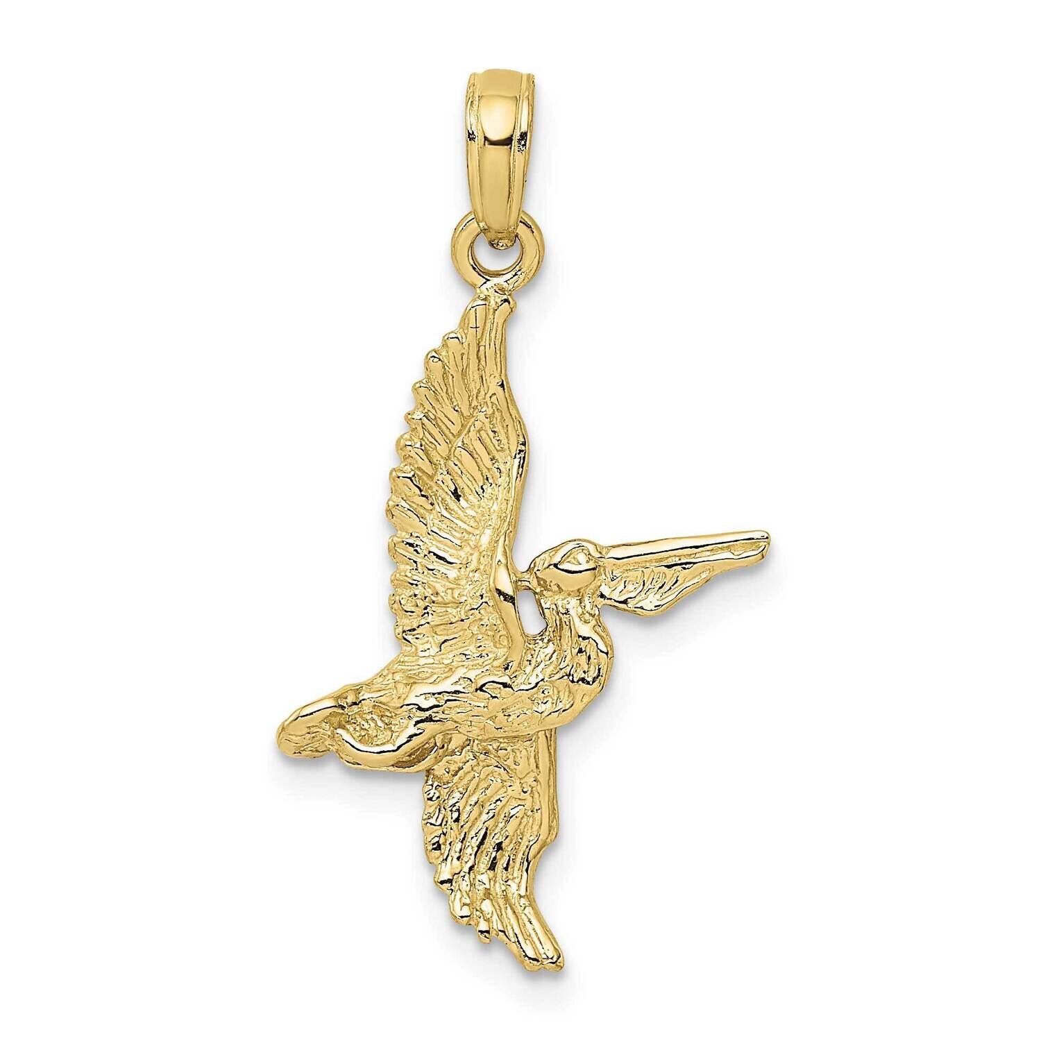 3-D Pelican Flying Charm 10k Gold 10K7784, MPN: 10K7784,