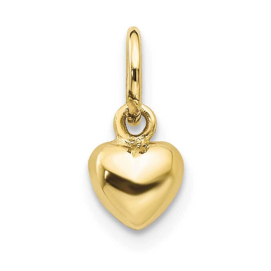 3-D Heart Charm 10k Gold Polished 10K793, MPN: 10K793,