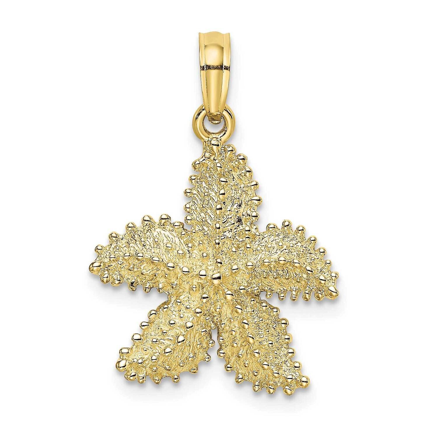 Beaded Starfish Charm 10k Gold 10K8067, MPN: 10K8067,