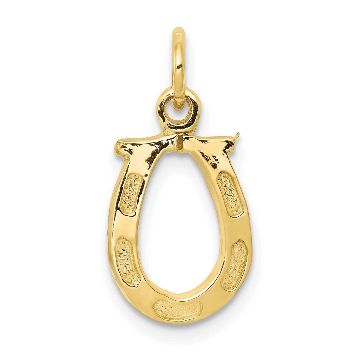 Solid Polished Horseshoe Charm 10k Gold 10K830, MPN: 10K830,