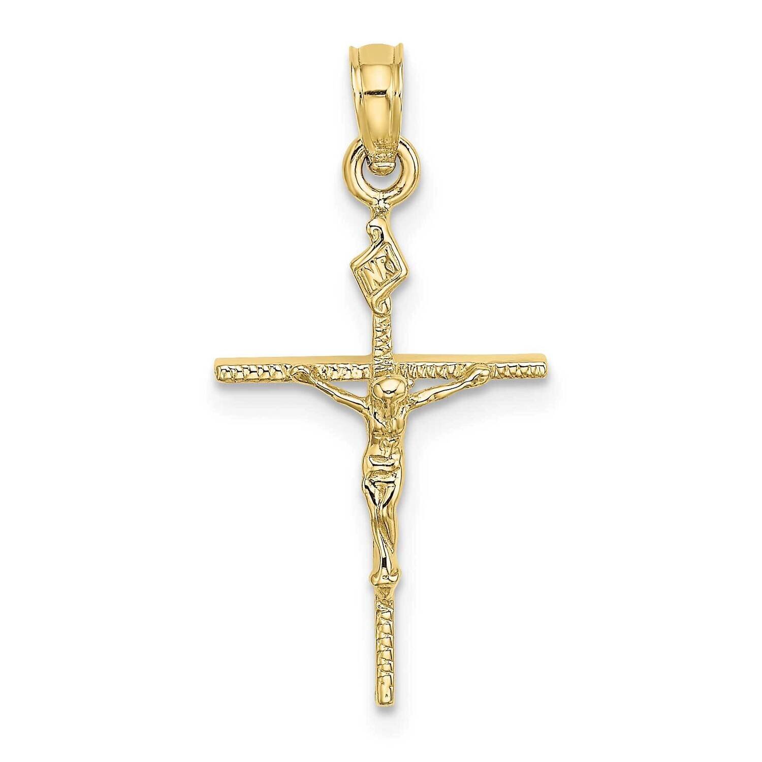 Inri Crucifix Charm 10k Gold 10K8463, MPN: 10K8463,