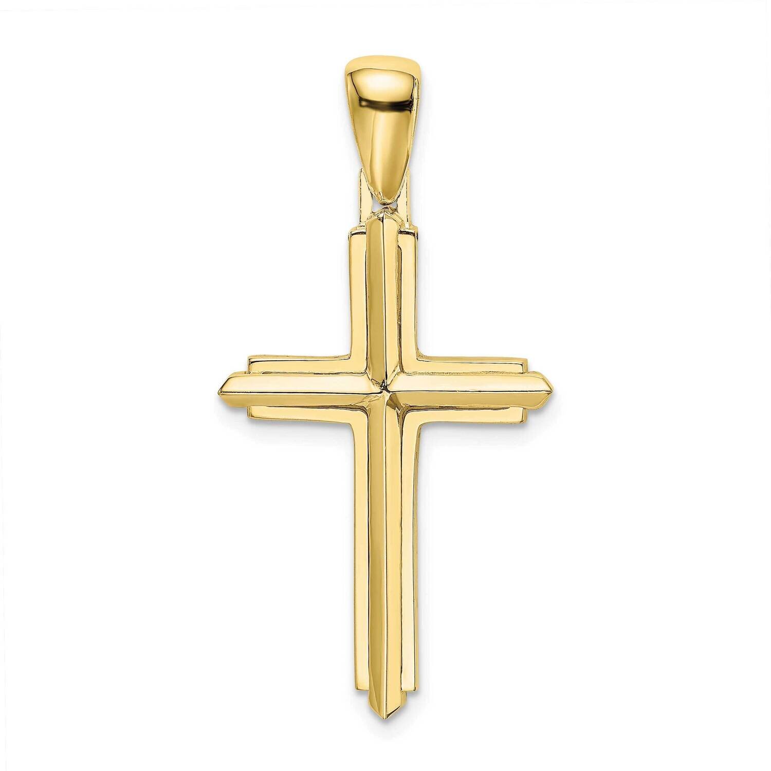 Cross Charm 10k Gold Polished 10K8501, MPN: 10K8501,